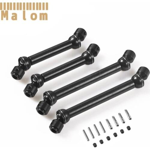 2pcs 88-113mm/112-152mm Metal HD Steel Universal Joint Drive Shaft for 1/10 RC Crawler Traxxas TRX4 D90 WRAITH 90018 SCX10 90046
