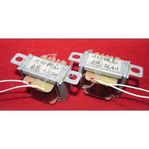 2pcs H50 iron core choke coil EI-35 iron core winding inductance 50-60, used for amplifier