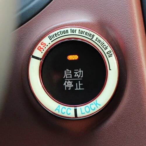 Car Engine Start Stop Ignition Key Ring for Renault CLIO CAPTUR Megane Koleos FLUENCE Talisman FRENDZY