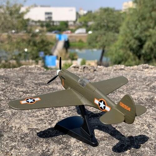 1/90 WWII Navy Army American USA P40B P-40B Airplane Models Adult Children Toys for Display Show Collections Collectible