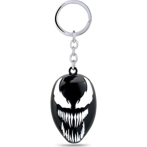 Marvel Avengers Venom Necklace Keychain Figure Model Toys