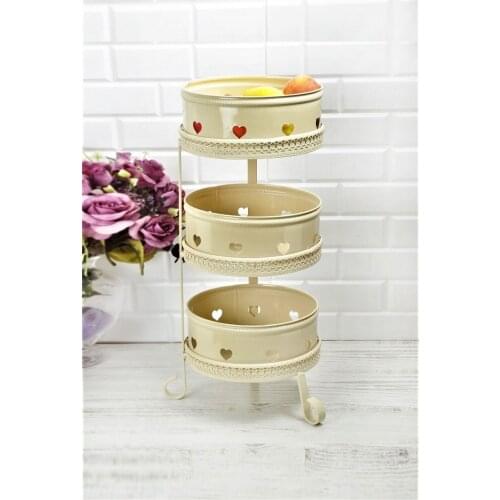 Metal Standing 3 Layer Crisper