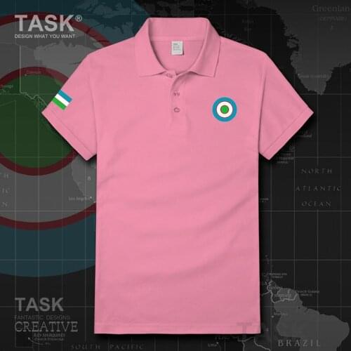Air Force Uzbekistan Uzbekistani UZB t shirt clothes Short sleeve Polo shirt men Business printed Plus Size Polo Shirts fashion