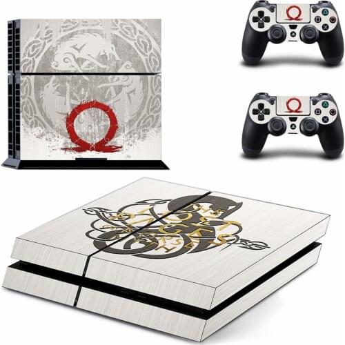 God of War PS4 Stickers Play station 4 Skin Sticker Decals For PlayStation 4 PS4 Console & Controller Skins Vinyl