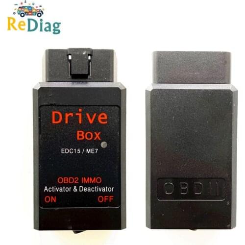 Drive Box OBD2 IMMO Deactivator Activator Drive Box for EDC15/ME7 for Diesel/Petrol Engines Car Truck Tool