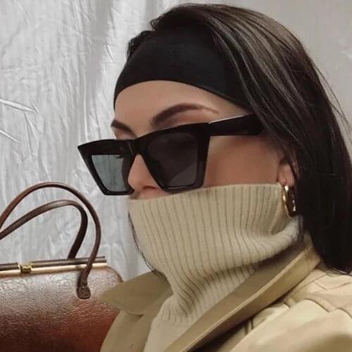 Fashion Fishing Square Sunglasses Women Designer Luxury Men Women Cat Eye Glasses Classic Vintage UV400 Outdoor Fishing Glasses