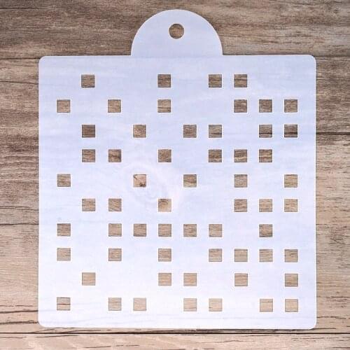 15 cm DIY Craft Layering Background Stencil For Wall Painting Scrapbooking Stamping Album Decorative Embossing Paper Cards