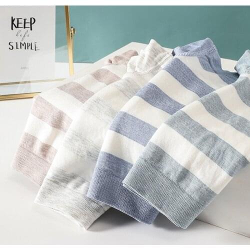 Nylon Boxer Mens Underwear Men Cotton Underpants Male Striped Men Panties Shorts One Size Men Boxers Bridfs Casual Newest