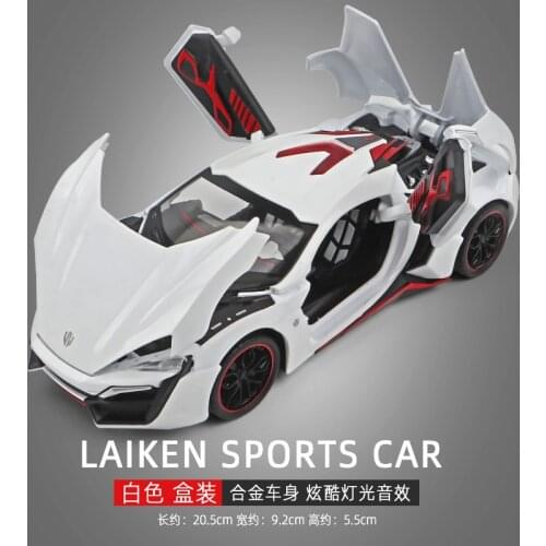 1:24 Dubai Super Run alloy car model Diecasts & Toy Vehicles Collect gifts Non-remote control type transport toy