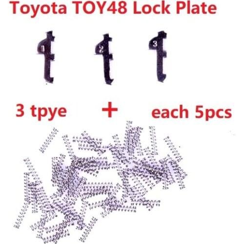 15pcs) Type 1.3.5 Each 50PCS TOY48 Car Lock Reed Auto Lock Repair kits Lock Plate for Toyota Crown New Lexus
