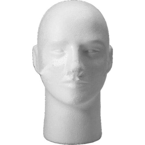1X Male Female Foam Styrofoam Mannequin Manikin Head Stand Model Wig Hat Display, #2