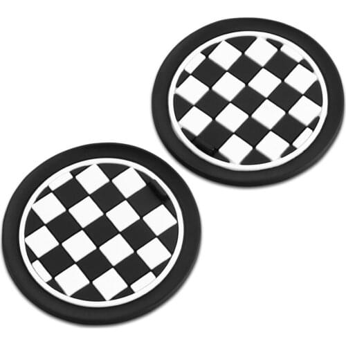 2PCS Car Water Cup Bottle Holder Anti-slip Pad Mat Silica Gel for Ford Focus 2 Focus 3 Focus 4 Mondeo Ecosport Fiesta KUGA