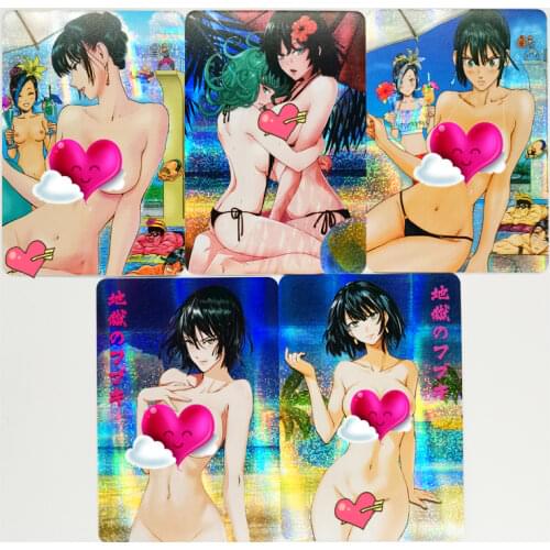 5pcs/set ONE PUNCH MAN Fubuki Nude SexyToys Hobbies Hobby Collectibles Game Collection Anime Cards