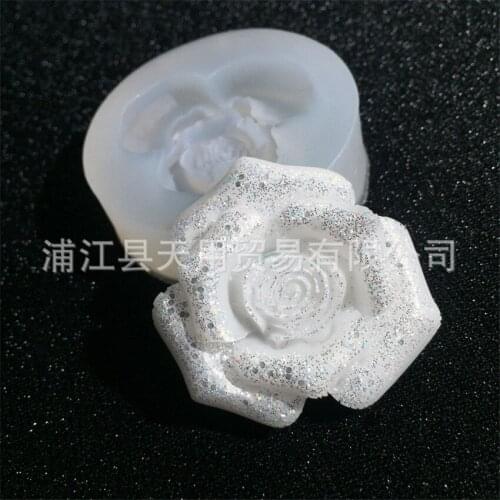 6.8*2CM DIY Sugar Craft Cake Vintage Petal Flower Rose Cake Silicone Mold Fondant Mold Cake Decorating Tools Gum Paste Mold