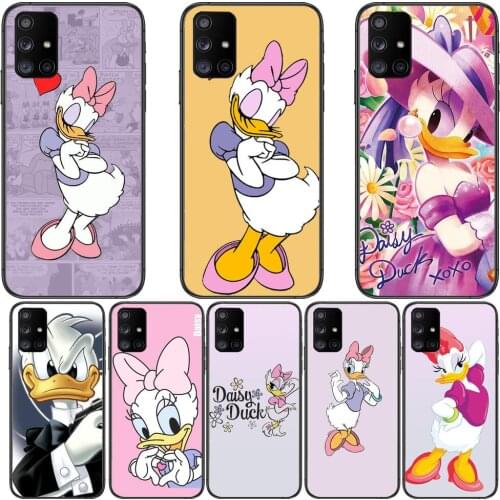 Daisy Duck Pink Phone Case Hull For Samsung Galaxy A50 A51 A20 A71 A70 A40 A30 A31 A80 E 5G S Black Shell Art Cell Cove