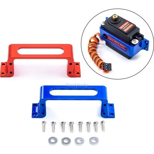 CNC Aluminum Alloy Standard Medium Servo Mounting Bracket Fixed Frame For Fixed Wing UAV Plane RC Model