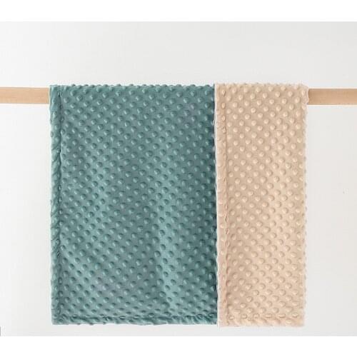 Baby bean Blanket Baby comfort blanket childrens double-layer quilt cover blanket air conditioning newborn super soft blanket