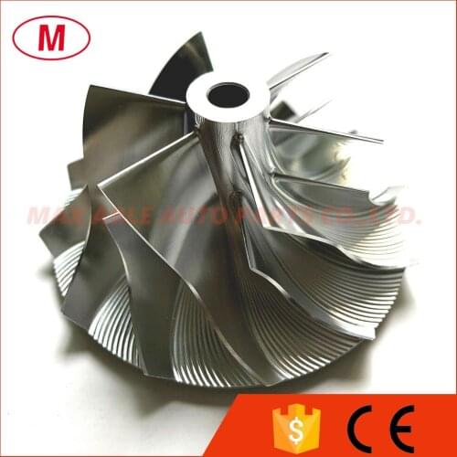TD05H 50.39/70.01mm 6+6 blades Performance Turbo Billet compressor wheel/Aluminum 2618/Milling wheel for Turbocharger Cartridge