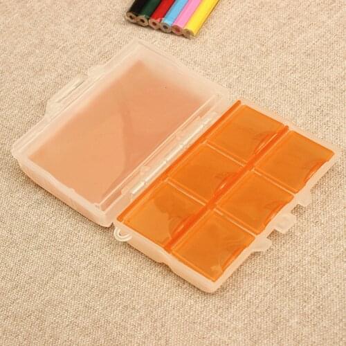 1PC Portable 6 Grids Portable Pill Medicine Box Holder Storage Organizer Tablet Container Dispenser Case Pill Box Splitter