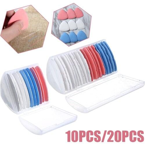 New 10/20pcs Kit Tailors Chalks Clothing Markers Colorful Fabric Sewing Tailors Chalk For Patchwork Sewing Erasable