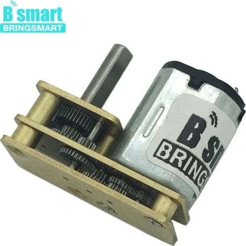 Bringsmart JGA1024-N20 DC Mini Motor 12V with Reversed geared Motor DC 3V Gearmotor Reducer 6V for Toy Models DIY Robot
