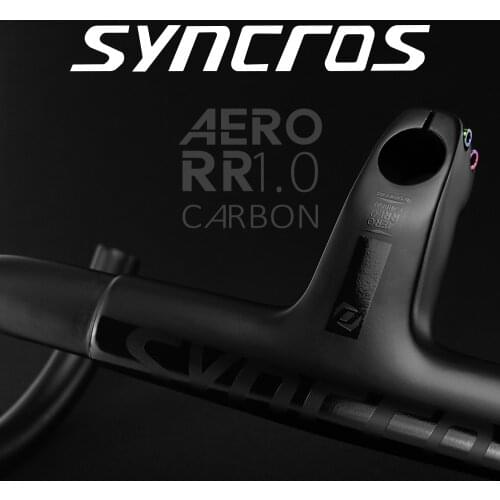 SYNCROS RR1.0 Style Carbon Aero Integrated Bar/Stem Handlebars With Titanium Screws