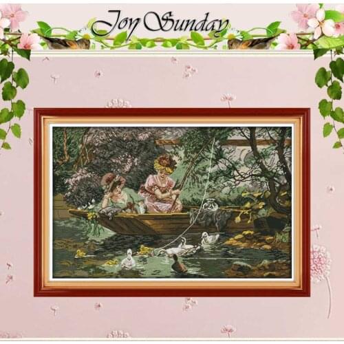 Girlfriend Patterns Counted Cross Stitch 11CT 14CT counted Cross Stitch Set wholesale DIY Cross-stitch Kit Embroidery Needlework