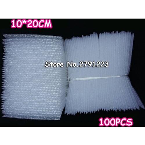 New 100x200 mm Bubble Envelopes Wrap Bags Pouches packaging PE Mailer Packing package Free Shipping 100PCS