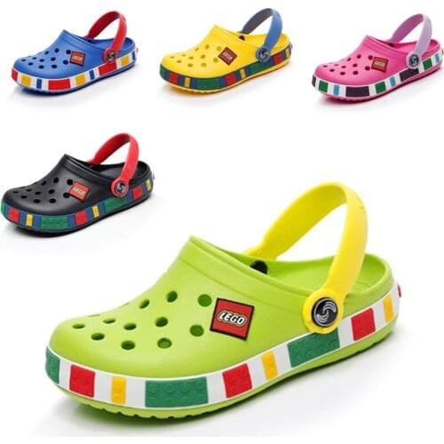 New slippers children hole shoes baby boys girls slippers beach slippers children breathable lightweight toddler slippers