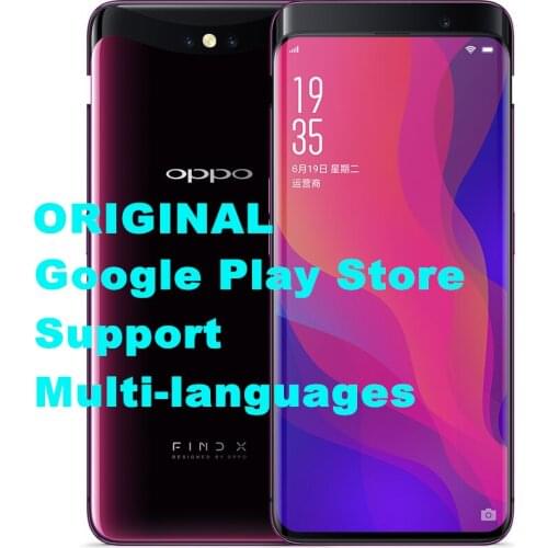 Stock Original OPPO Find X Smart phone 4G LTE Android 8.1 Snapdragon 845 Octa Core 8+128G Face Recognize 3D Camera Mobile Phone