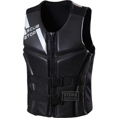 Life Jacket Adults Kayak Life Vest Jet Ski Raft Rescue Surf Vest Wakeboard Boat Motorboats Vest Swimming Fishing Drift Clothing