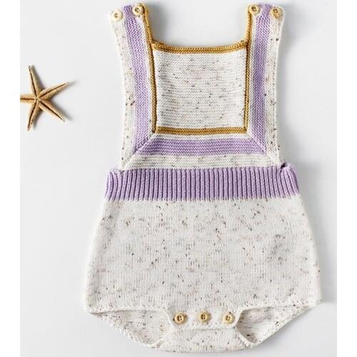 Knitted Rompers For baby girl Spring Autumn Romper Set Infant Boys Clothes Jumpsuit sweater Vintage Baby Clothes Overalls