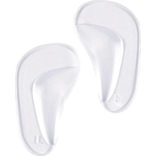 1 Pair Clear Corrective Insole of Arch Supports Orthopedic Insole Foot Flat Foot Inserts Foot Care Tool for Adult Children