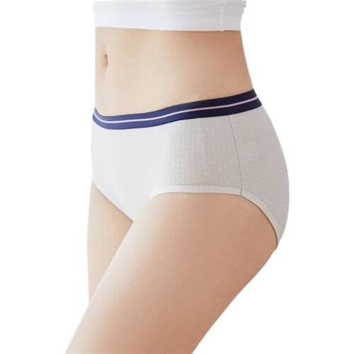 1PC Summer Womens Underwear Medium Waist Large Cotton Briefs Wide Brim Comfortable Buttock Lifting Girl Pants