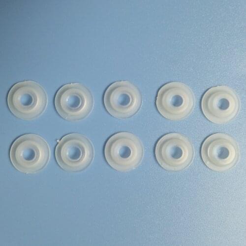 100pcs Fuel injector Plastic Part Pintle Cap Top Quality Fuel Injector Repair Service Kit Size:13*4*3mm