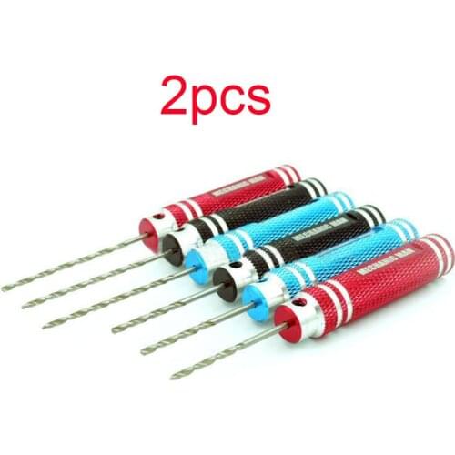2Pcs 1.8mm/2.0mm Drill Metal Hand Drill Drilling Tool For Tamiya Mini 4WD Car Model