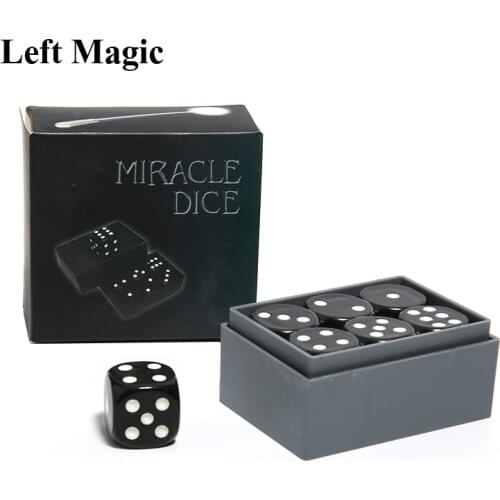 6 Pcs/Box Predict Miracle Dice Turn All Dice Into 6 Magic Toy Magicians Magic Shows Tricks Illusion Props Childrens Toys Gifts