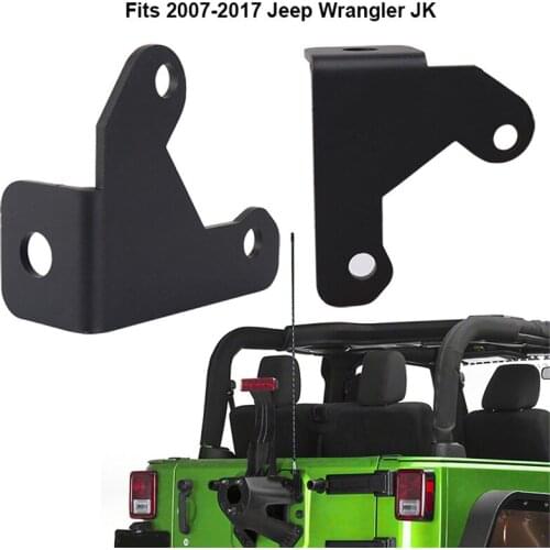Car Tailgate Rear Antenna Mount Holder Bracket Base Carrier for Jeep Wrangler JK 2 4 Door 2007-2017 Auto Accessories
