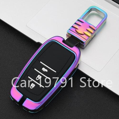 For toyota rav4 XA50 G5 2019 2020 2021/ Rav4 XA40 2013 2014 2015 2016 2017 2018 RAV 4 40 Galvanized Alloy Car Key Case Cover