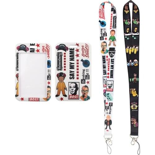 24pcs/lot MD558 DMLSKY Cartoon Tv Show Card Holder ID Holder Bus Card Holder Staff Card With Lanyard