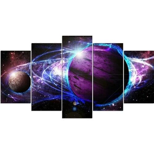 Home Wall Decor Canva Picture Art HD Print Painting On Canvas for Living Room Cosmos Galaxy Star Energy Space No Framed