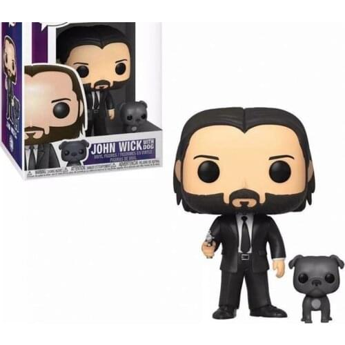 Newest Arrival John Wick with Dog #580 Limited Action Figure Model Toys for Children Gift