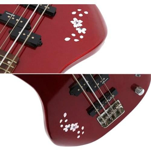 Guitar Fingerboard Panel Sticker Cherry Blossom Decals Decoration for Ukulele Bass &T8