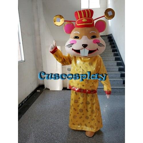 Mouse Mascot Costume Cosplay Party Game Dress Outfit Advertising New Year Halloween Adult Character Outdoor Mascot