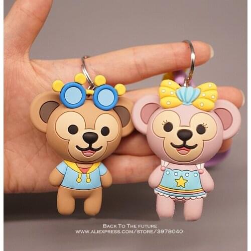 Disney Duffy Bear 7cm mini doll Action Figure Anime Decoration PVC Collection Figurine Toy model for children gift