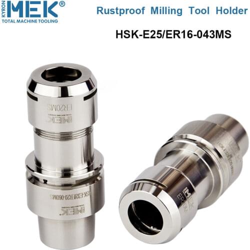 Rustproof HSK25E tool holder HSK-E25/ER16-043MS engraving machine & carving machine & high speed woodworking ER COLLET HOLDER