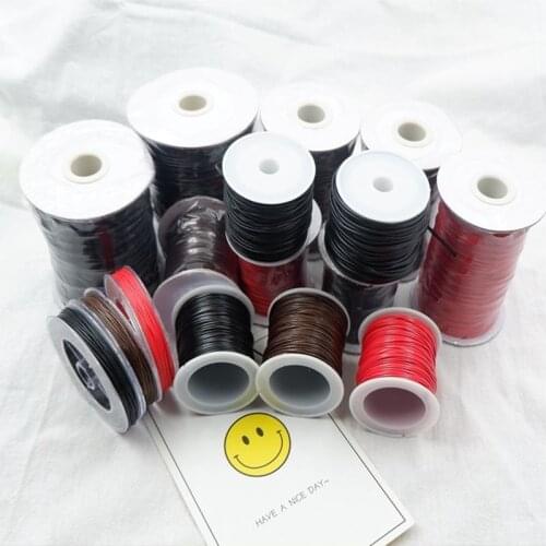 New 0.5mm 10meters Waxed Cord Waxed Thread Cord String Strap Necklace Rope Bead DIY Jewelry Making for Bracelet