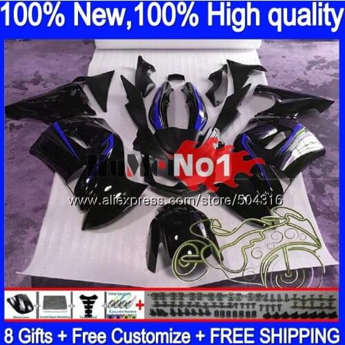 Body kit For KAWASAKI 650R ER6 F 650 R ER 6 F 650R-ER6F 06 07 08 53MC.111 Blue black ER6F 06 ER-6F ER 6F 2006 2007 2008 Fairing