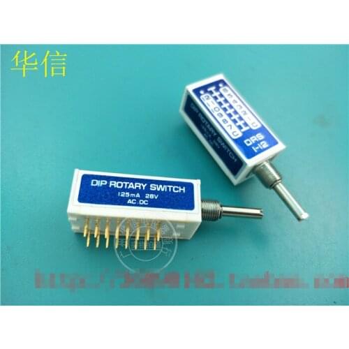 Original new 100% DRS1-125 125MA 28VAC band switch 11gear 16pin gold foot