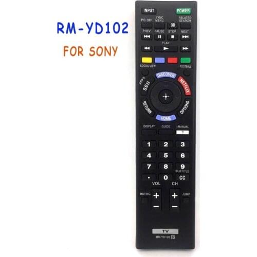 RM-YD102 New General Remote Control For Sony KDL-42W651A KDL-46W700A 149276611 PLASMA BRAVIA LCD LED HDTV TV